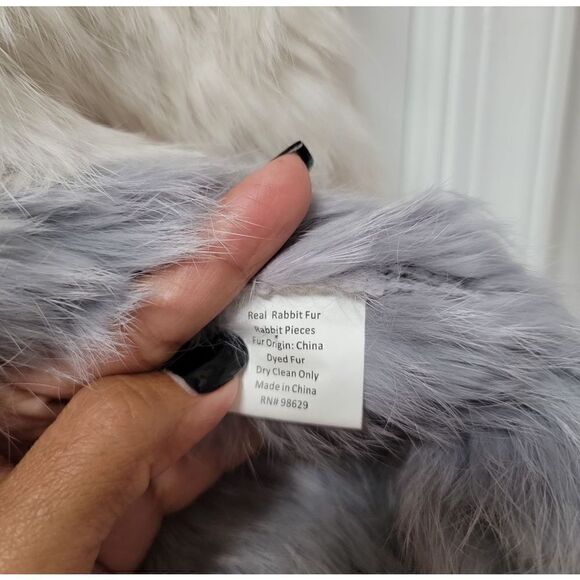 La Fiorentina Open Vest "Rabbit Fur" M - Picture 6 of 10